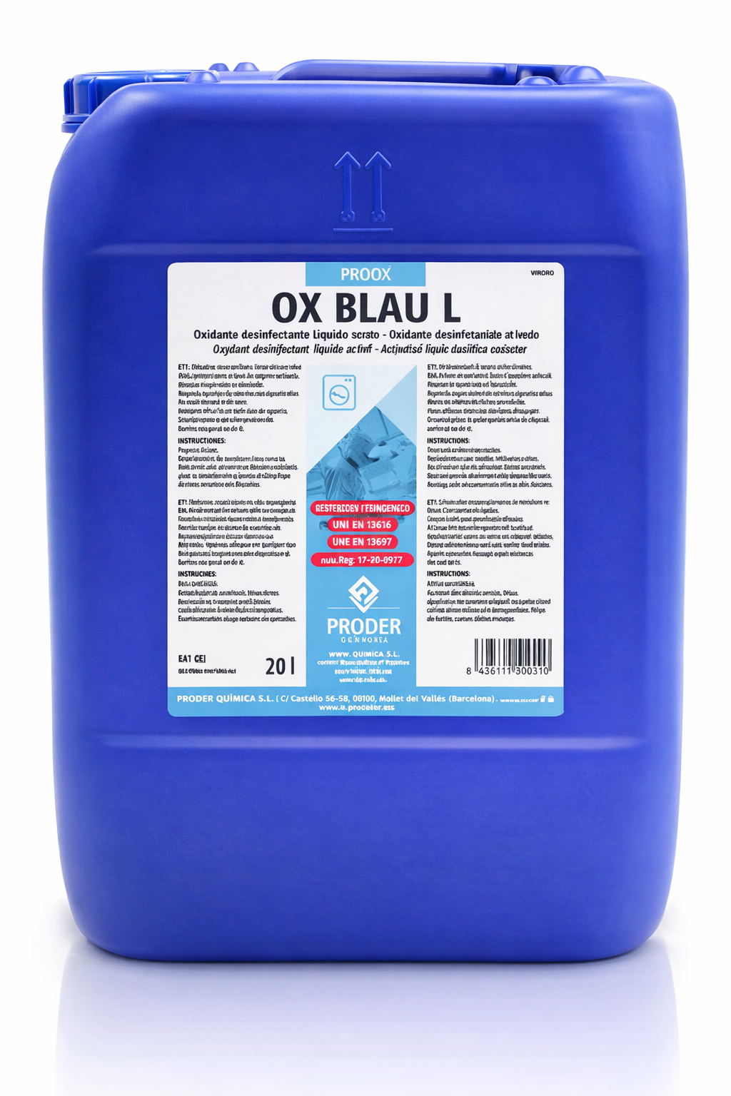 Oxidante Desinfetante Ox Blau L