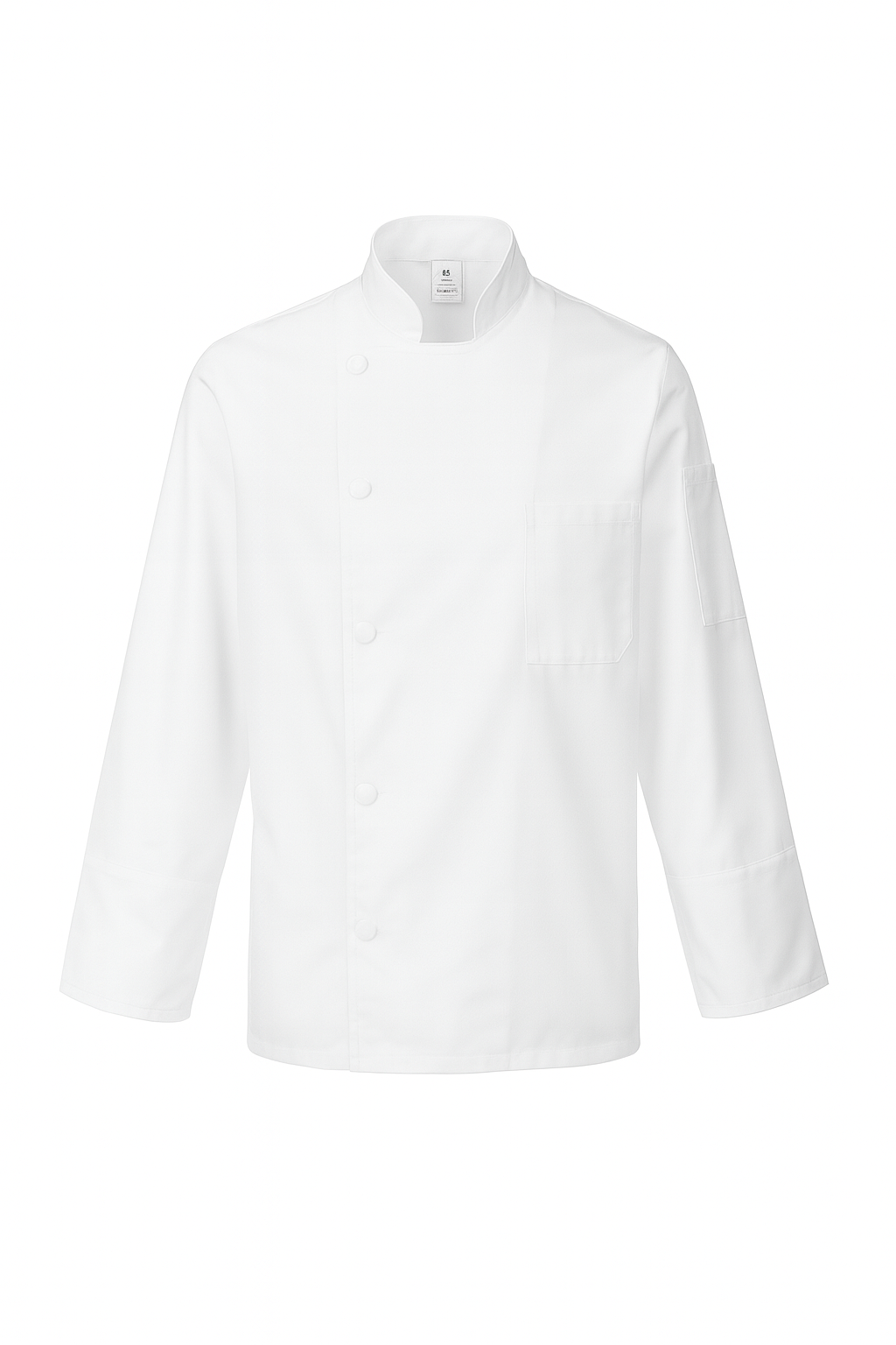 Túnica de Cozinheiro Branca Manga Comprida