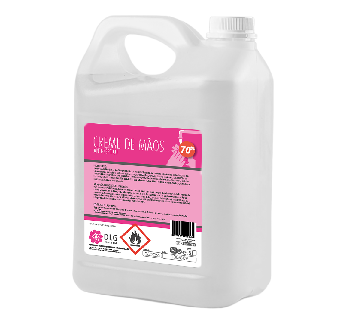 Creme de Mãos Anti-séptico