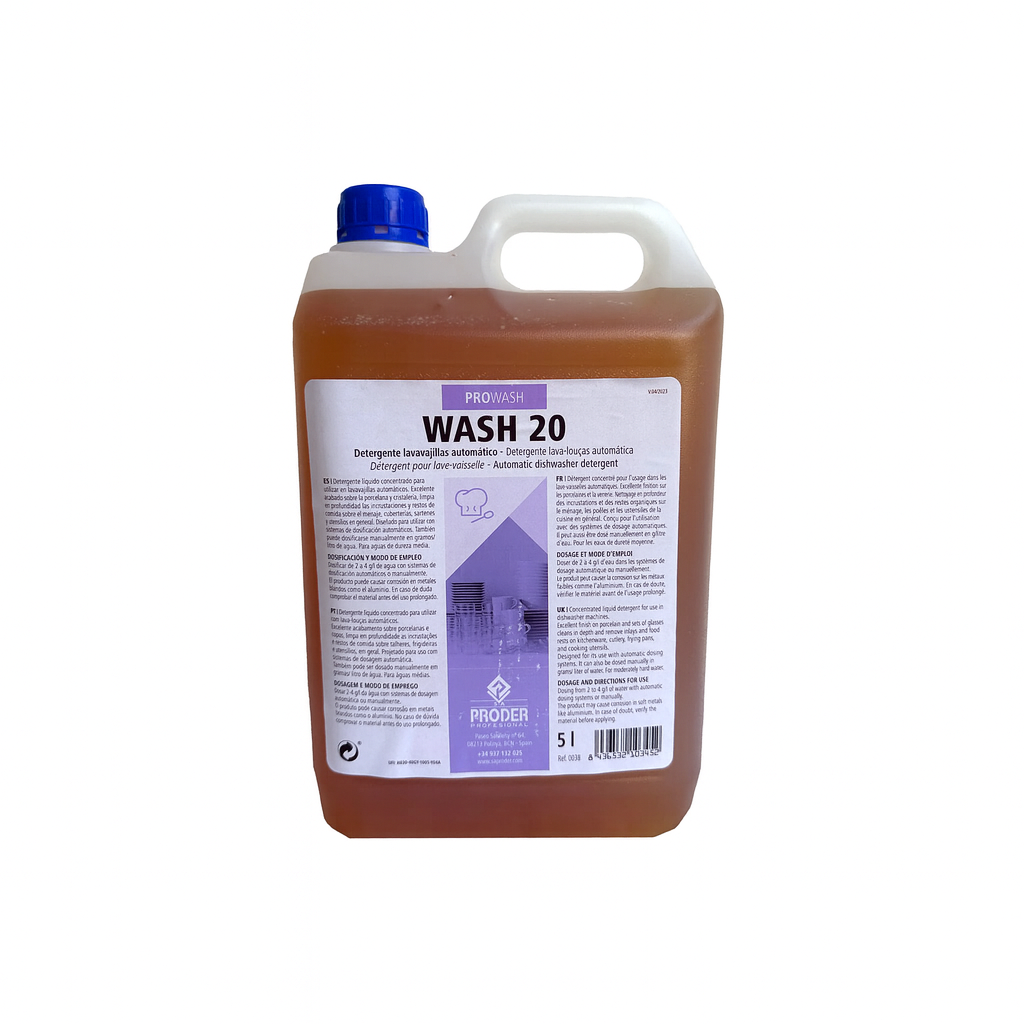 Detergente de Máquina Wash 20