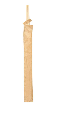 Pauzinho de Bambú Embalado Kraft