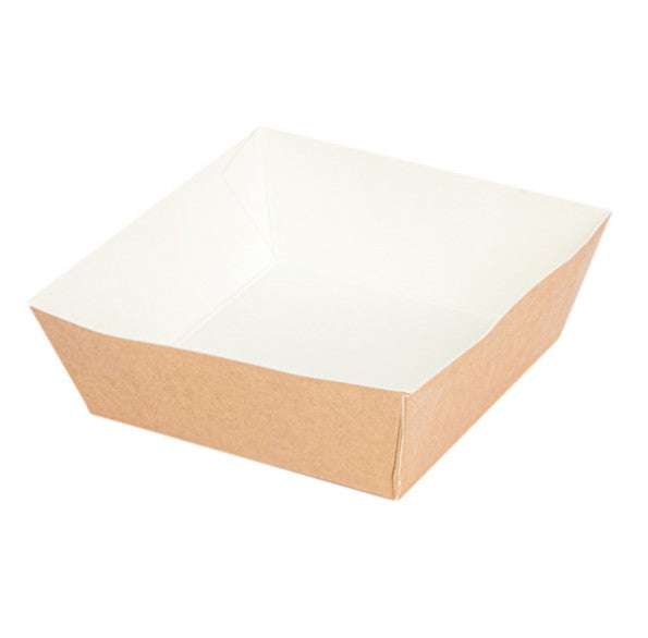 Barqueta Cartão Kraft (7x7x3cm )