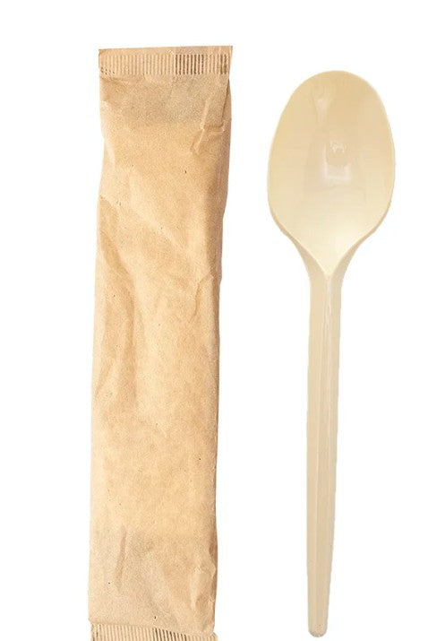 Colher Sopa Bio PLA Embalada