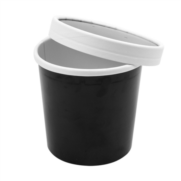 Pote Cartão Preto para Sopa