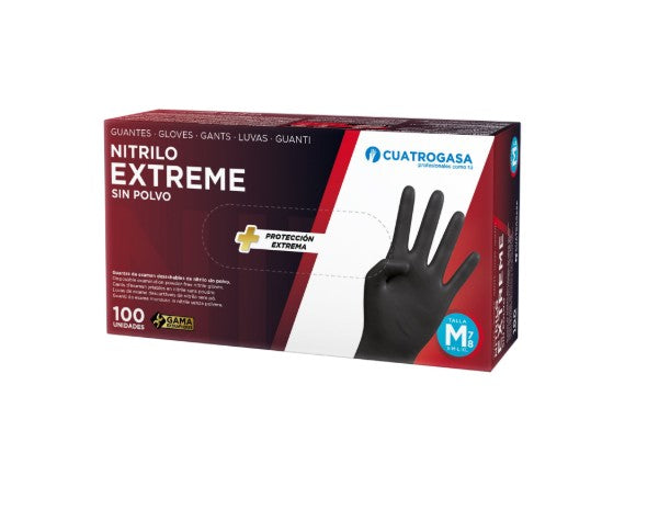 Luvas Nitrilo Extreme Preto